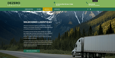 DEZERO Logistics | Web Corporativa - Creación de Sitios Web