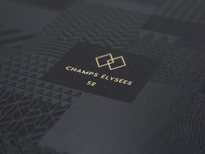 52 Champs-Élysées – identité d'adresse - Image de marque & branding