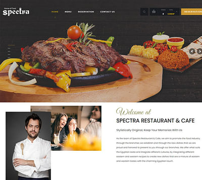 Restaurant Website, SEO and Social Media Marketing - Réseaux sociaux