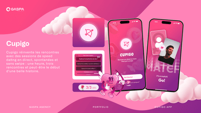 CUPIGO - Application de rencontre - Application mobile