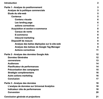 Audit Webmarketing - Estudios de mercado