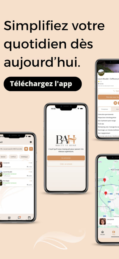 Projet d’application startup - Beauty At Home - Mobile App