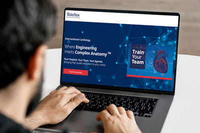 Landing page aziendale per Teleflex - Creazione di siti web