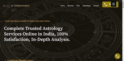 N.K Astro Point - Webseitengestaltung