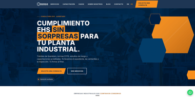 Congenius — Auditoría técnica y rediseño SEO - Creación de Sitios Web