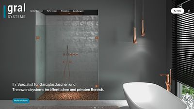 gral Systeme GmbH - Création de site internet