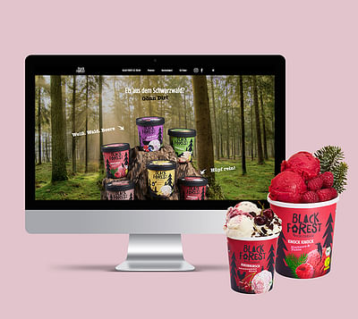 Black Forest Ice Cream - Werbung