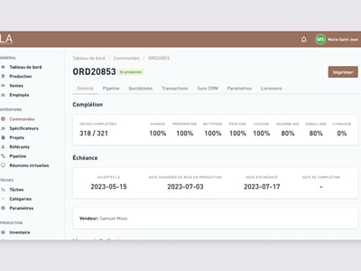 Luminaire Authentik: custom ERP for a lighting manufacturer -  Analítica Web/Big data
