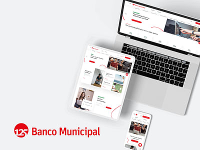 CMS, UX/UI & Branding l Banco Municipal de Rosario - Développement de Logiciel