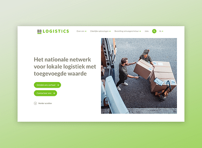 Drupal website for BD Logistics - Website Creatie