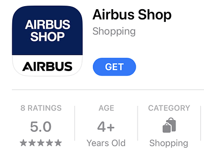 application mobile ecommerce - AIRBUS - E-commerce