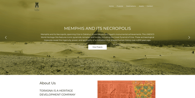 Torasna Heritage Destinations Platform - Website Creation