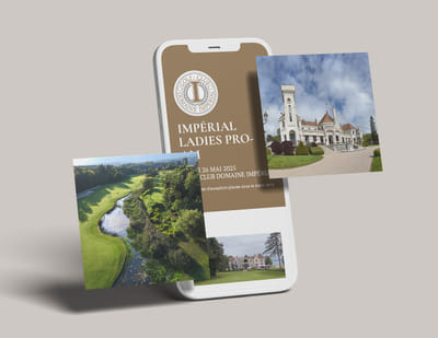Un site vitrine élégant - Golf Club du Domaine Impérial - Website Creation