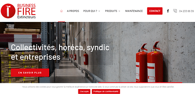 Business Fire - Website Creatie