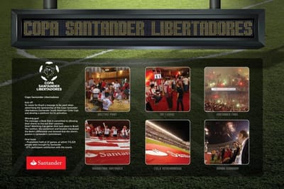 COPA SANTANDER LIBERTADORES - Publicité