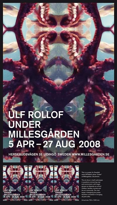 ULF ROLLOF EXHIBITION POSTER  - Advertising
