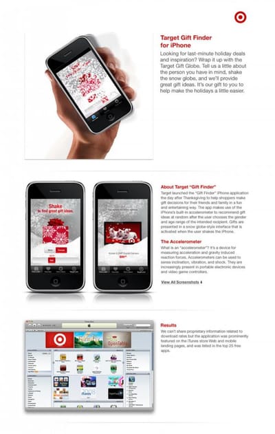 TARGET GIFT FINDER - Advertising