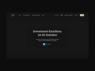 BIT Capital — Website - Website Creation