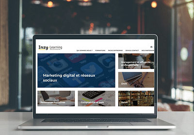 INZY Learning I Site web - Stratégie digitale