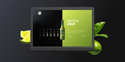 Warsteiner Website Redesign - Grafikdesign