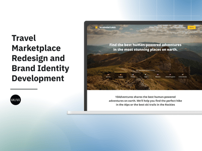 Travel Marketplace Design - Website Creatie