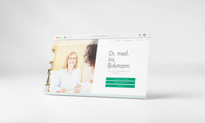 Website für Arztpraxis - Webseitengestaltung