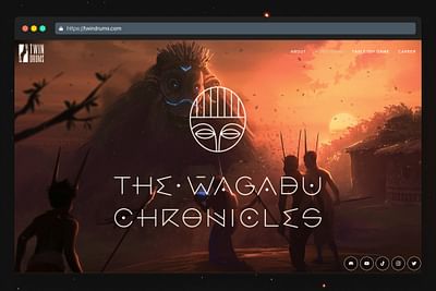 Website Design for Gaming Company - Webseitengestaltung