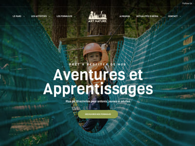 Site web centre de loisirs - Création de site internet