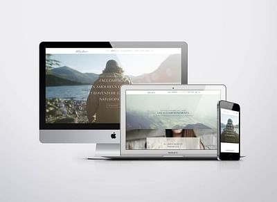 Logo, Identité visuelle, site pour une Naturopathe - Creación de Sitios Web