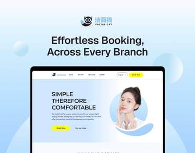 [Website] Multi-Branch Booking Site for Facial Chain - Web Application