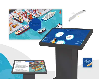 Application mobile et borne interactive - Application mobile