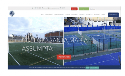 Diseño Página Web Colegio Santa Maria Assumta - Creación de Sitios Web