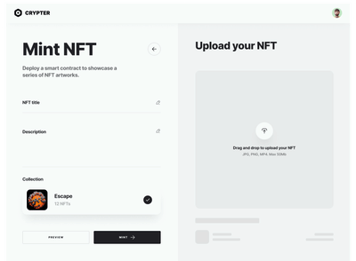 NFT Marketplace UI/UX Design Kit - Ergonomie (UX/UI)