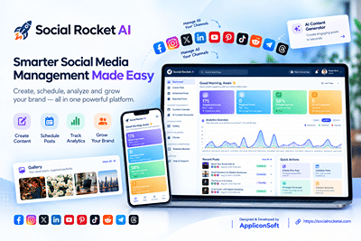 Social Rocket AI | AI-Powered Social Media Management Platform - Artificial Intelligence