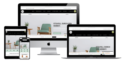 Onlineshop für einen Vintage Möbel Händler - Creación de Sitios Web