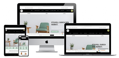 Onlineshop für einen Vintage Möbel Händler - Webseitengestaltung
