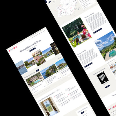 Création du site immobilier de prestige Janssens Immobilier - Graphic Design