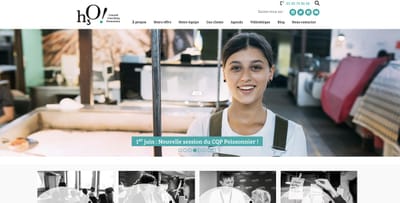 Refonte du site web • h3O ! - Copywriting