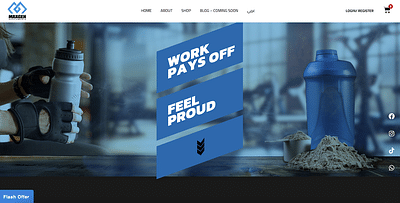 MaxGen Athlete Supplements WooCommerce Website - Webseitengestaltung