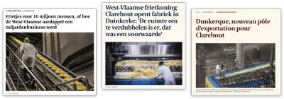 PR Campaign for Clarebout Potatoes - Evénementiel