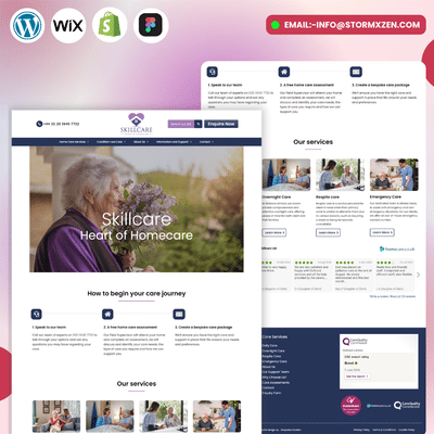 Skillcare limited (Health Care) - Website Creatie