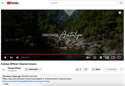 Discover Antalya - Production - Video Productie