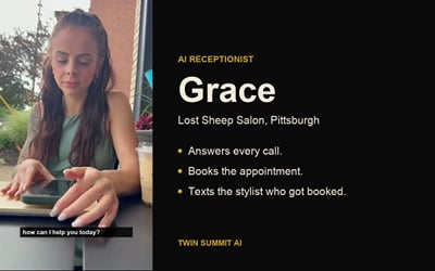 Grace, an AI receptionist that books the appointment - Artificial Intelligence
