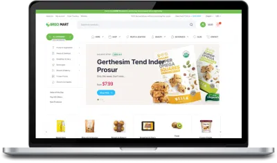 Grocery Website - Creación de Sitios Web