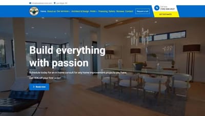Rénovation d’Appartements et de Maisons à Las Vegas - Création de site internet