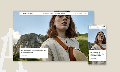 Création boutique Shopify + webmarketing - Mode - E-commerce