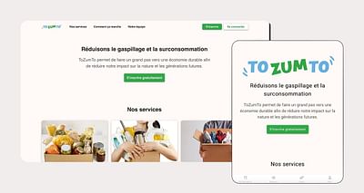 Site Internet ToZumTo - Aplicación Web