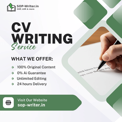 CV writing and editing service - Content Strategy