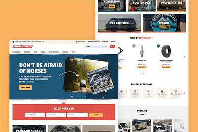 BigCommerce WebDesign for Auto Parts Manufacturer - Grafikdesign