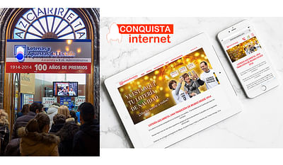 Diseño de página web para Lotería Azcarreta